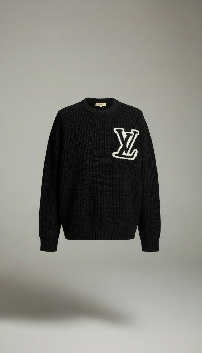 LORO Graphic Print Sweater